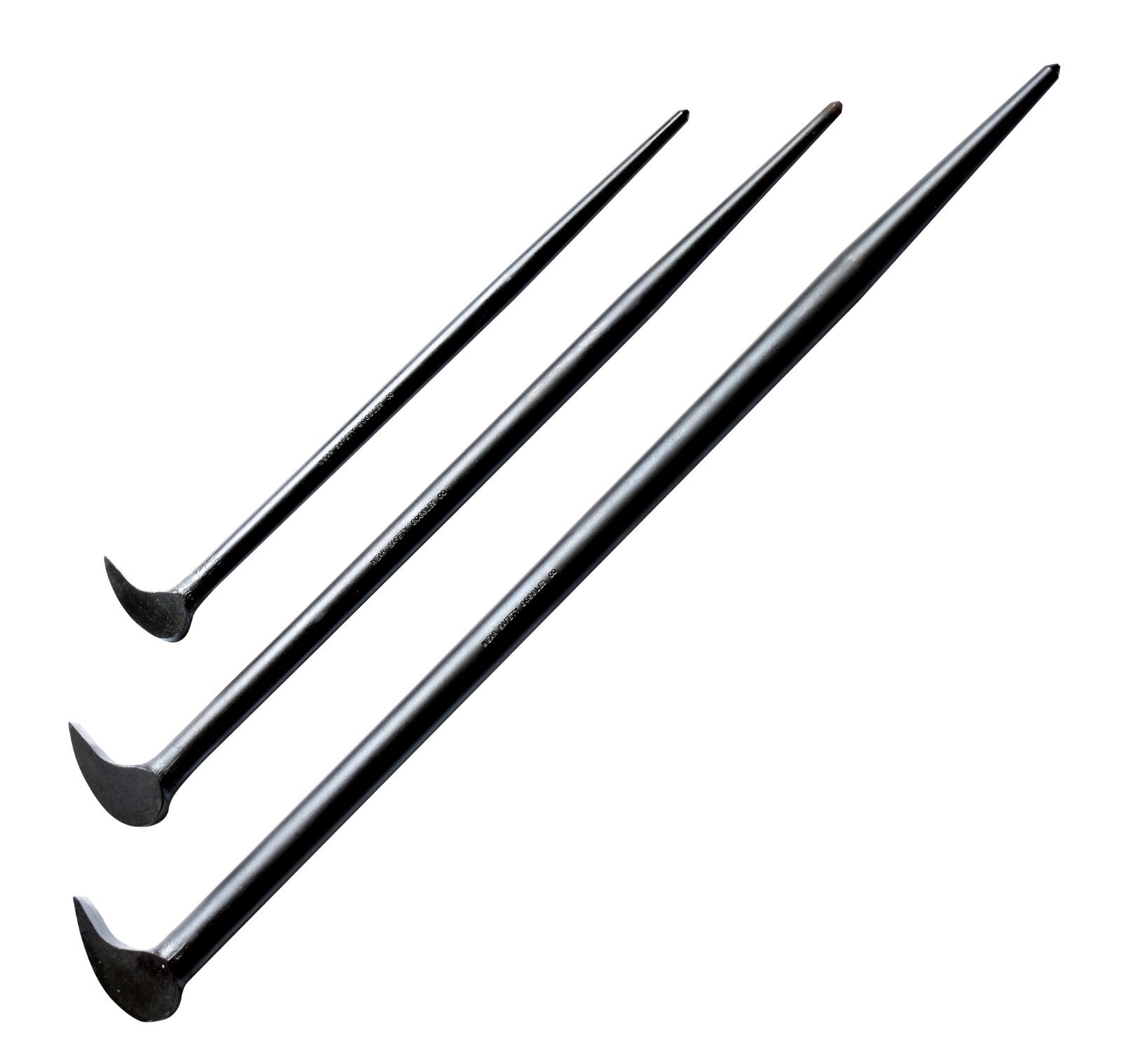 Mayhew 3pc Ladyfoot Pry Bar Set 12" 16" 21"