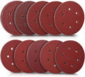 100x 6 Inch Hook Loop Sanding Discs 60-240 Grit by Unbranded