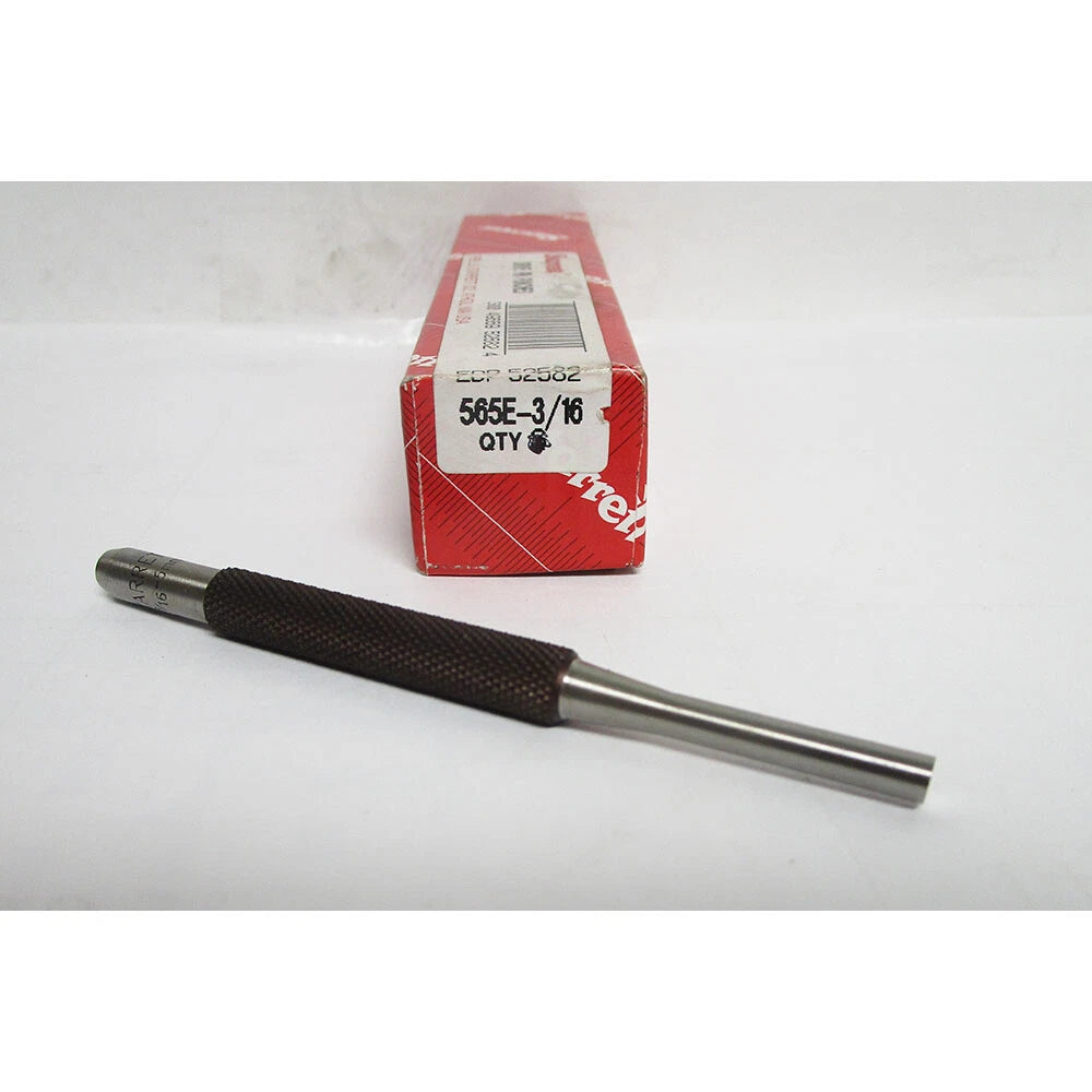 Starrett Steel Drive Pin Punch 565e 4"l X 3/16"dia Edp 52582 (One