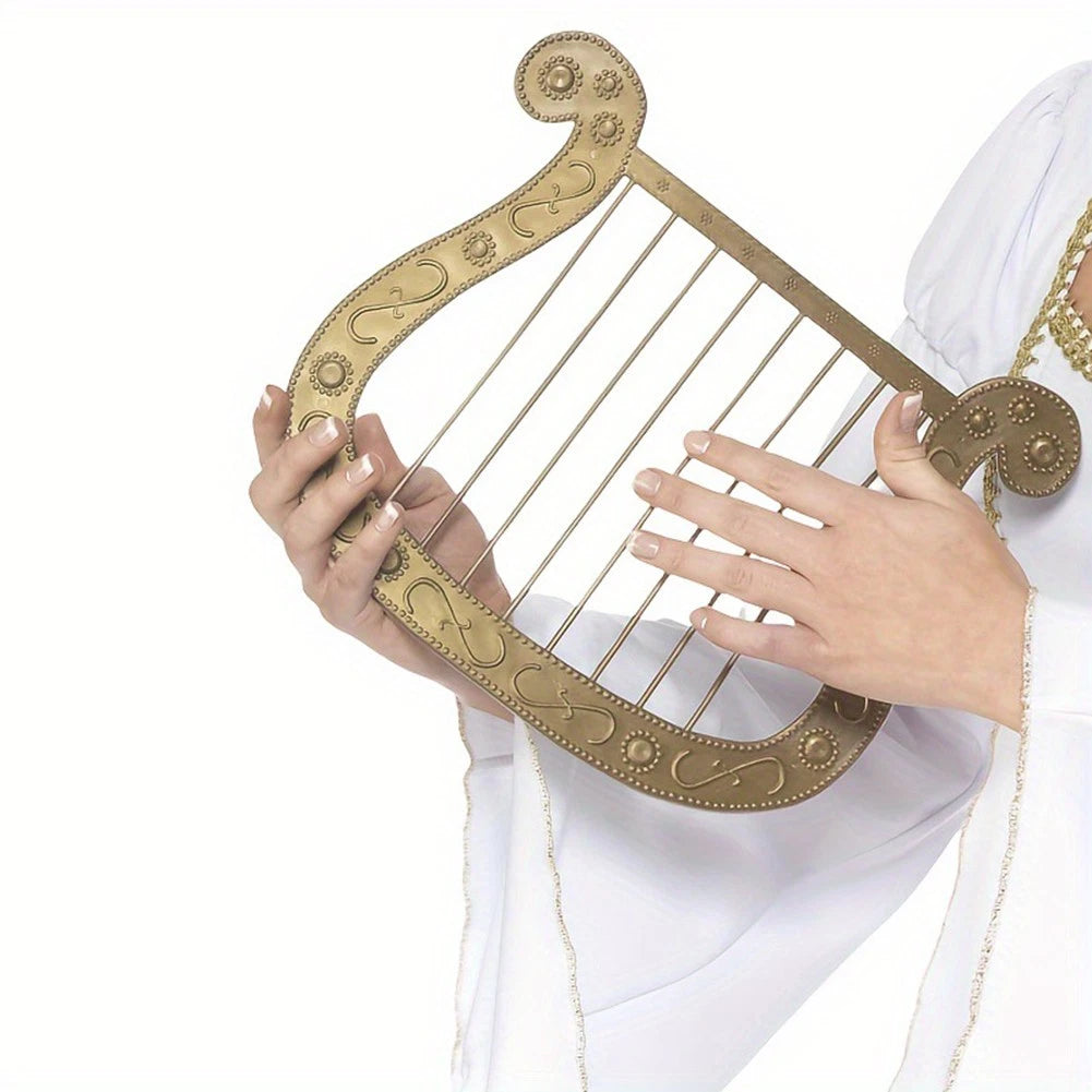 Enhance Your For Costume With A Decorative Plastic Harp Perfect For