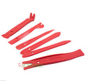 6PCS POLY BLEND PRY TRIM REMOVAL TOOL REMOVER DASH DOOR PANEL RADIO VENTS KIT