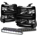 Black Headlight+clea<wbr/>r Corner Signal Lamp+LED | Built Supply Co