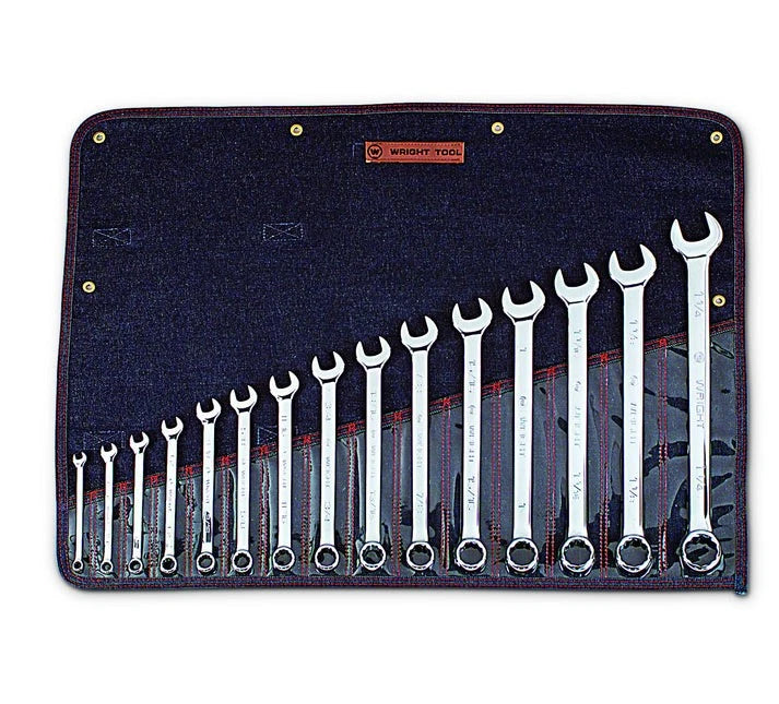 Wright Tool 915 12-point Combo Wrench Set 5/16"-1-1/4"