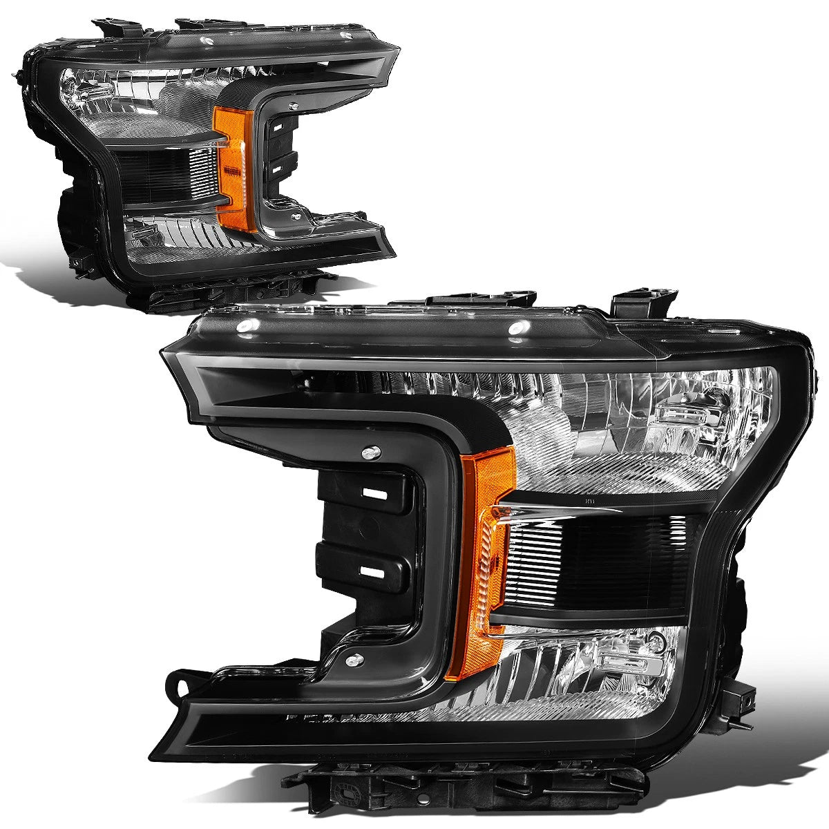 Fit 18-20 Ford F150 Oe Style Black Housing Amber | Built Supply Co