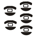 1/2/5set 0.6mm Mouse Skates Feet Stickers For Razer Deathadder V2