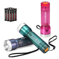EverBrite 3-Packs Mini LED Flashlights Water-Resistan<wbr/>t 3 Modes W/3 AAA Batteries