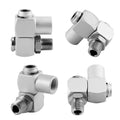 Aluminum 1/4" Universal 150PSI 360 Swivel Air Hose Connector Adapter
