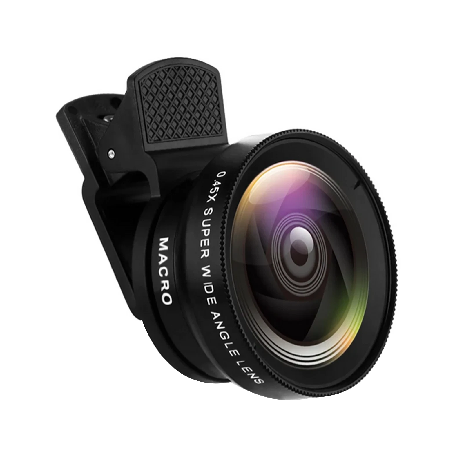 2in1 Phone Camera Lens Kit 0.45x Wide Angle 10x Macro Lens For All