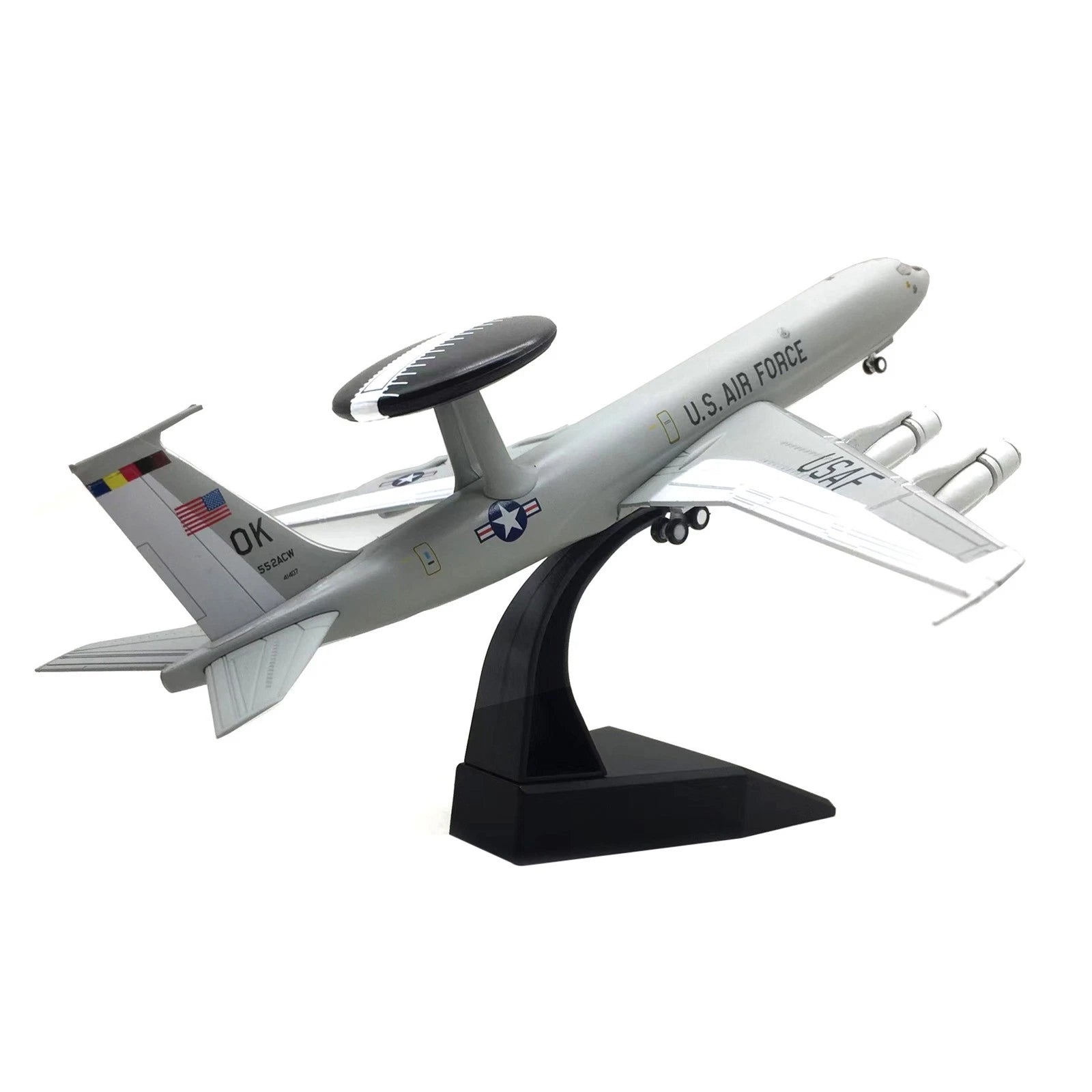 1/200 Scale Us E-3 E3 Sentry Awacs Early Warning Alloy Aircraft Model