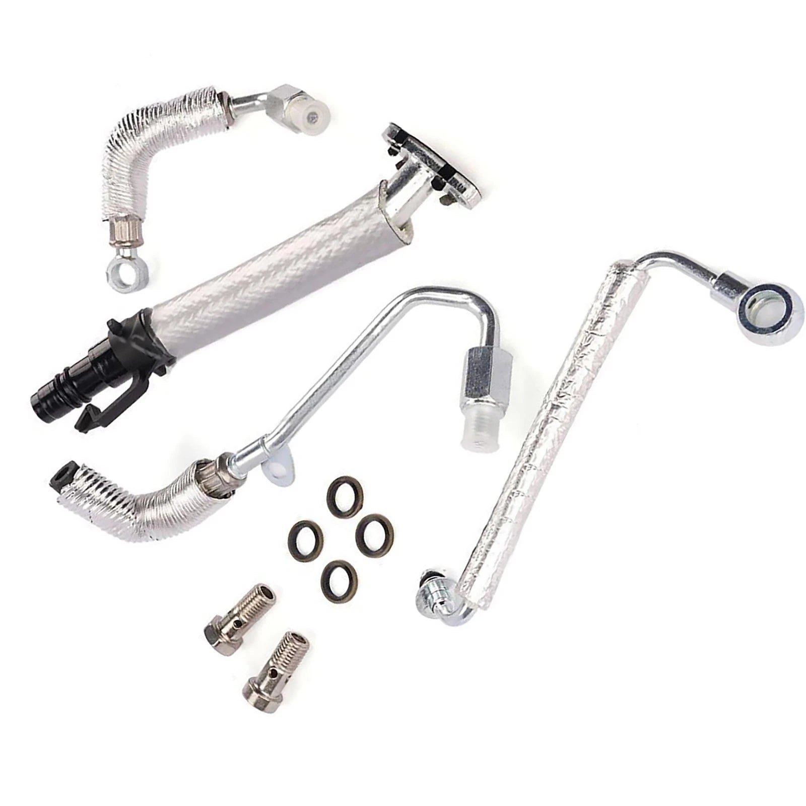 Turbo Charger Coolant Return Hose Line For Chevy | Built Supply Co