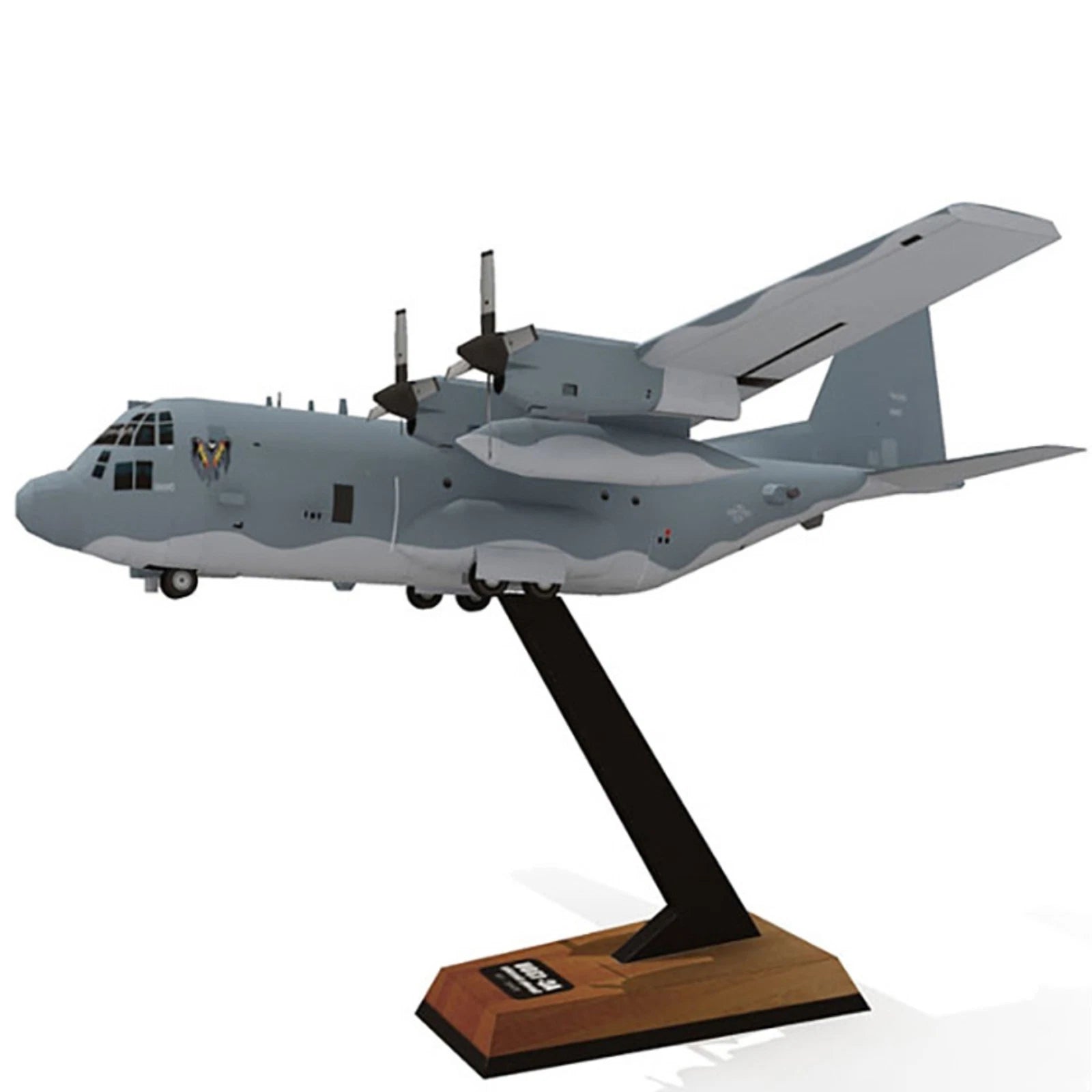 1:100 Lockheed Ac-130u Ghost Aerial Gunship Aircraft Paper Model