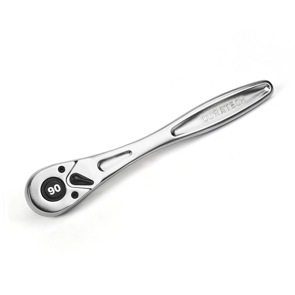Duratech 1/4" Ratchet Handle Socket Wrench Ratchet Wrench 90-tooth