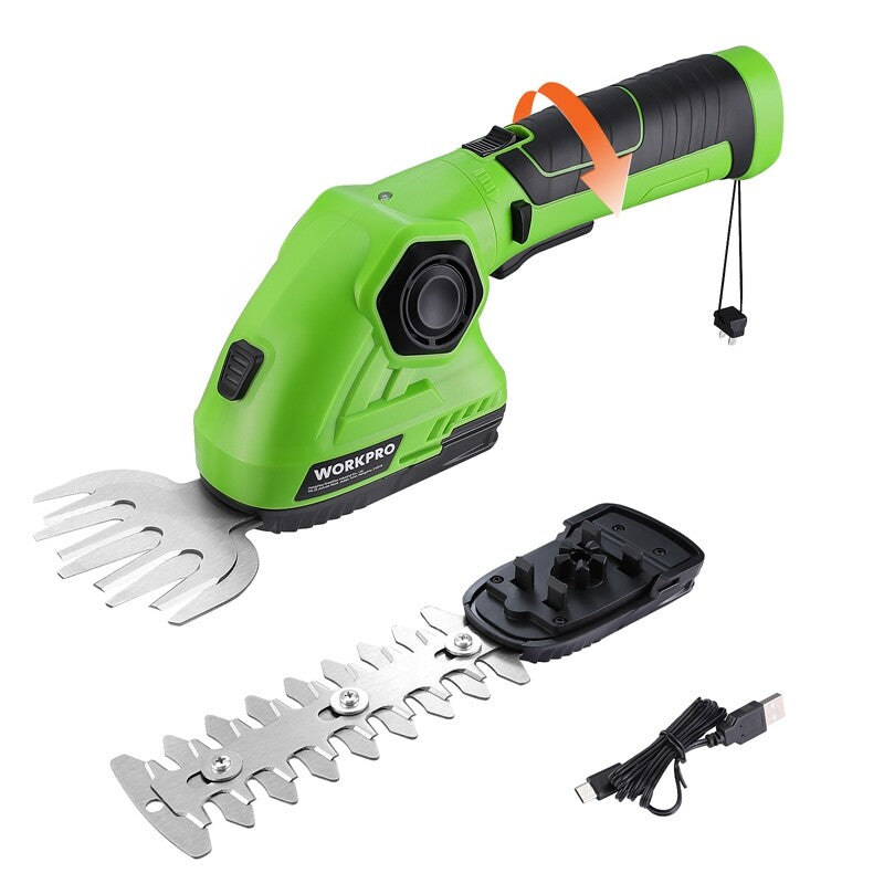 WORKPRO 7.2V 2-in-1 Cordless Grass Shear Trimmer 2Ah by WORKPRO