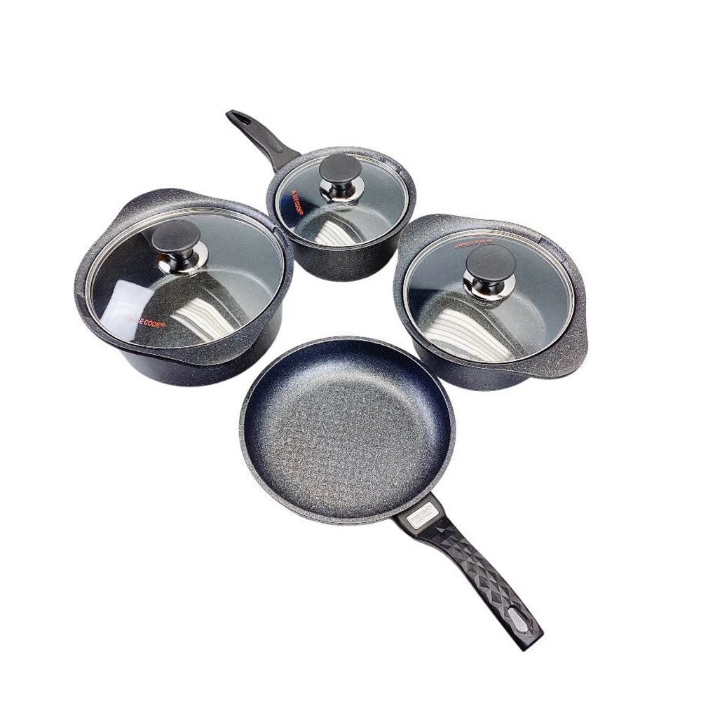 Made In Korea Nonstick Pot And Pan Set,silicone Stay Cool