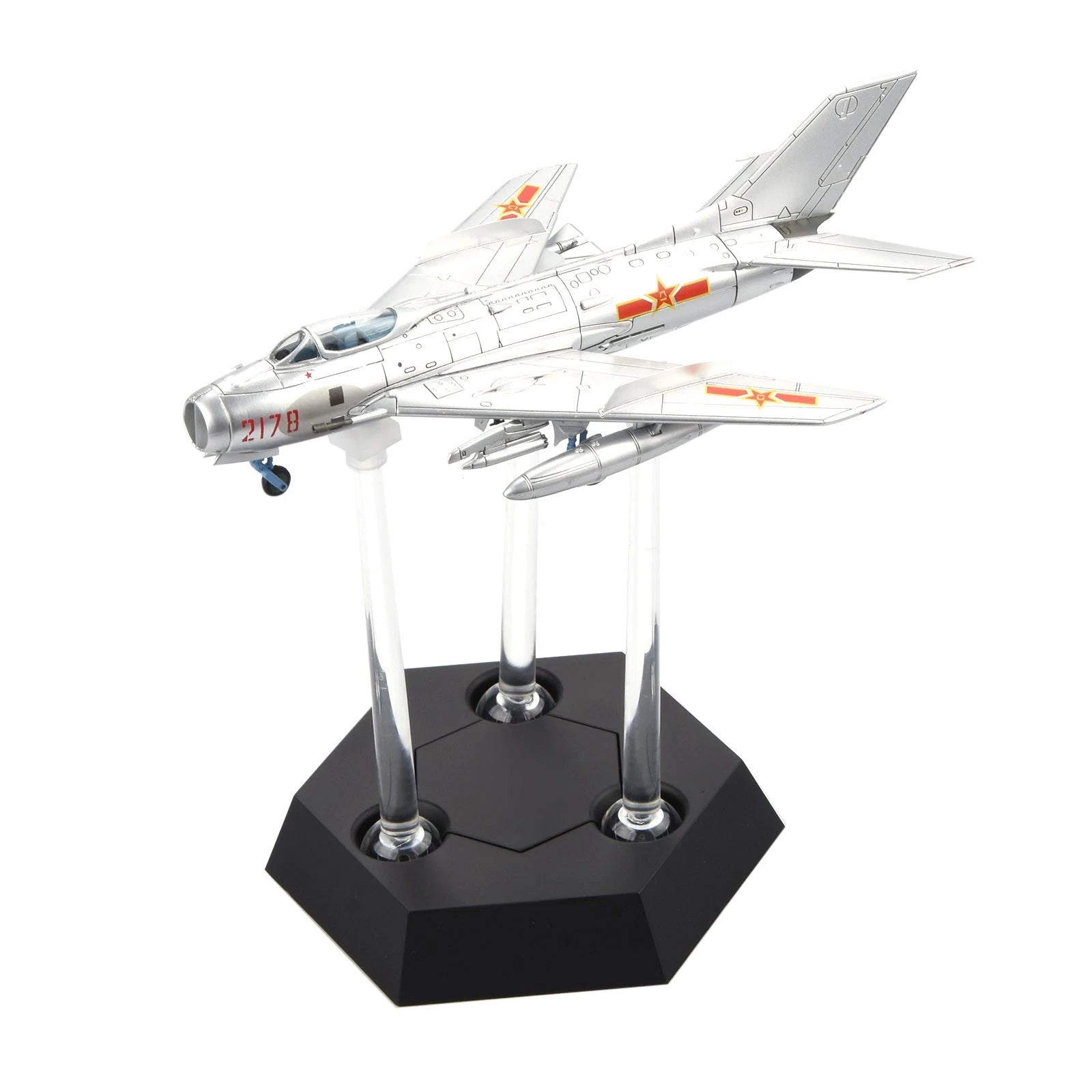 21cm Diecast Alloy 1/72 Scale Chinese Shenyang J-6 Fighter Miltary