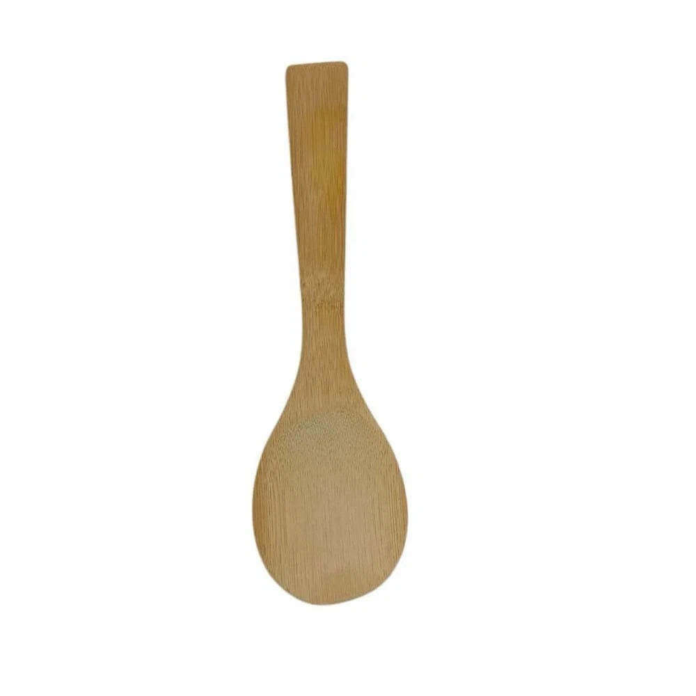 9" Bamboo Rice Scoop Paddle For Making Sushi, Mashed Potato