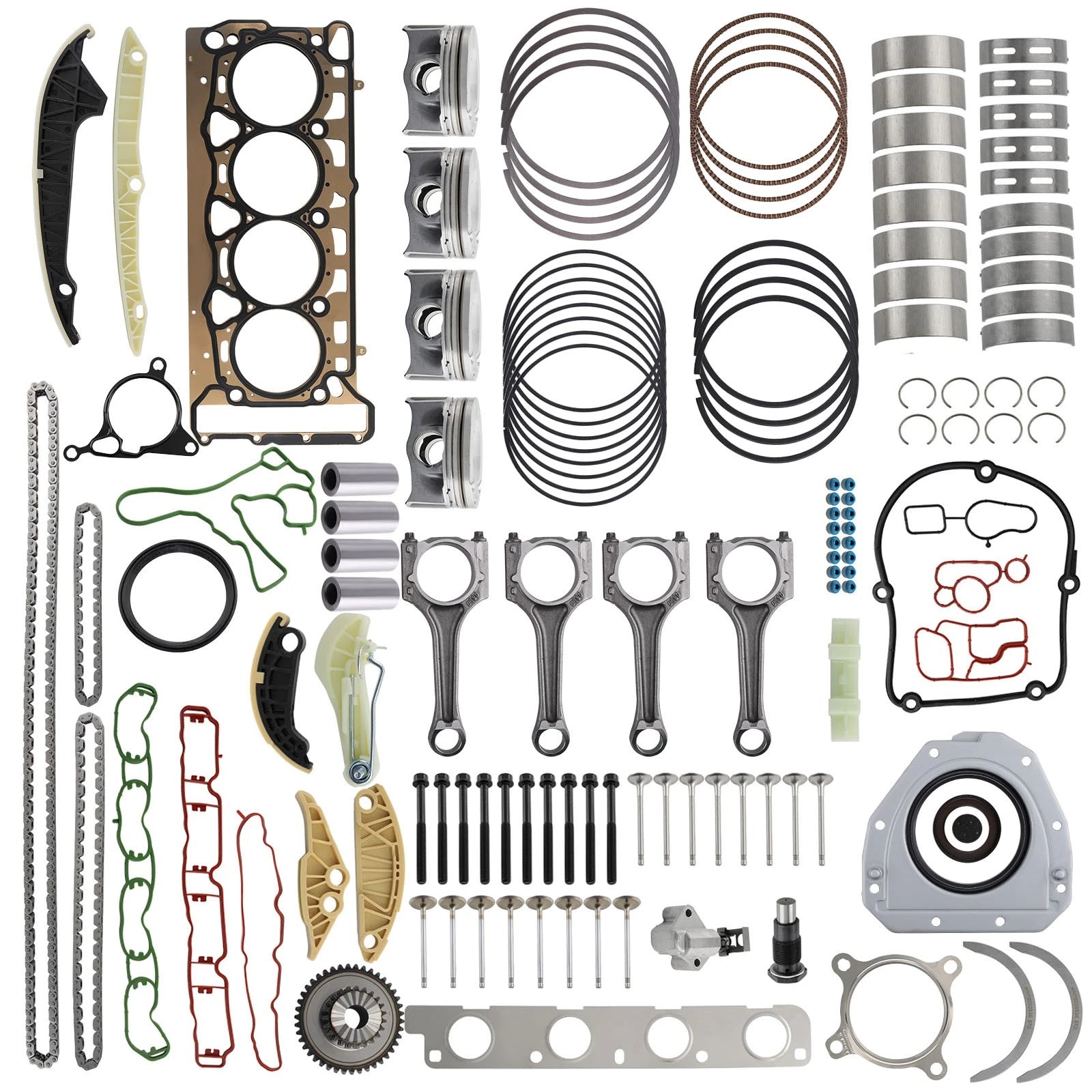 Engine Overhaul Rebuild Kit For Audi VW 2.0T A4 Q5 Jetta GTI CCTA CCZ 2008-2011