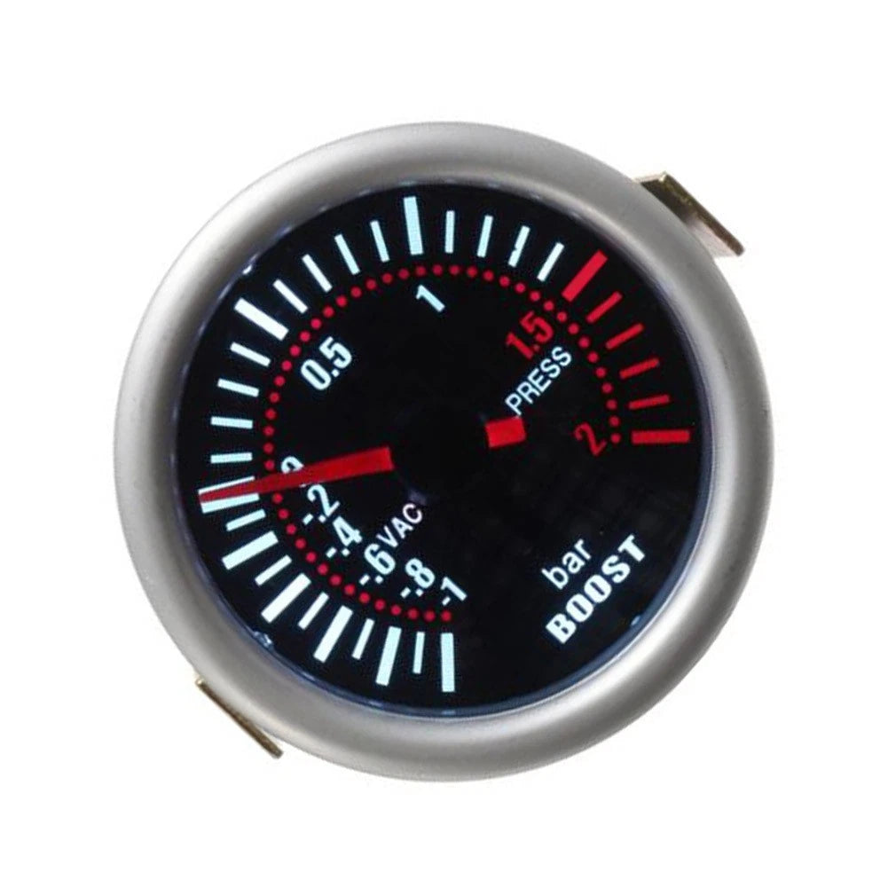 2 Inch 52mm Turbo Boost Gauge Led Pointer -1 To 2 Bar For 12V