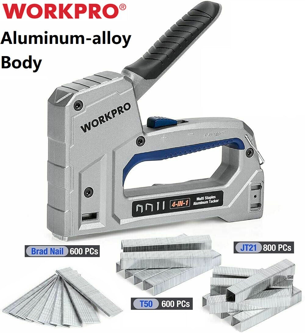 WORKPRO 4-in-1 Staple Gun by WORKPRO