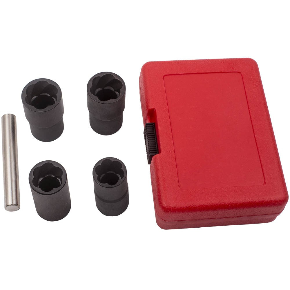 5Pcs 1/2” Twist Socket Drive 17 19 21 22mm for Wheel Lock Nut Removal