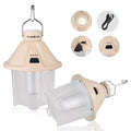 2PACK 450LM Rechargeable Camping Lantern Magnetic Top Hook 5 Lighting