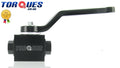 Brake Line Lock Shut Off Valve 1/8" NPT Billet Aluminium Black
