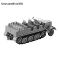 1:72 Scale Wwii German Sd.kfz.7 Half-track Military Vehicle