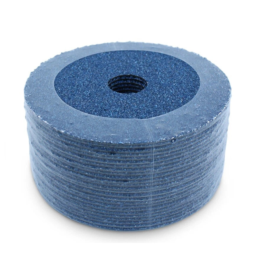 50 Pack - 5" Zirconia Resin Fiber Disc 60 Grit 5 inch Grinding &amp; Sanding Discs