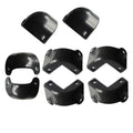 8 Pack Front Rear Black Plastic Guitar Amp Amplifier Cabinet Corner