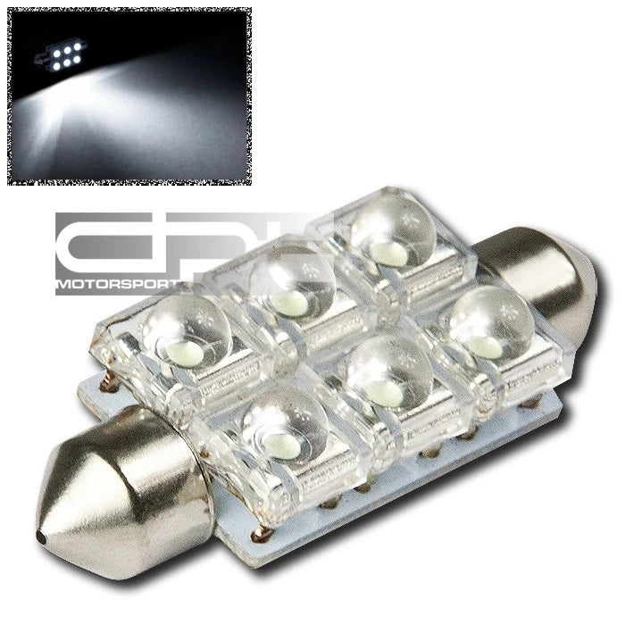 5mm/6 High Flux 41mm Bright White Led Interior Map Dome/trunk