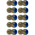 10 Pack XFITTING 3/4" Push Fit x 3/4" PB (Polybutylene)