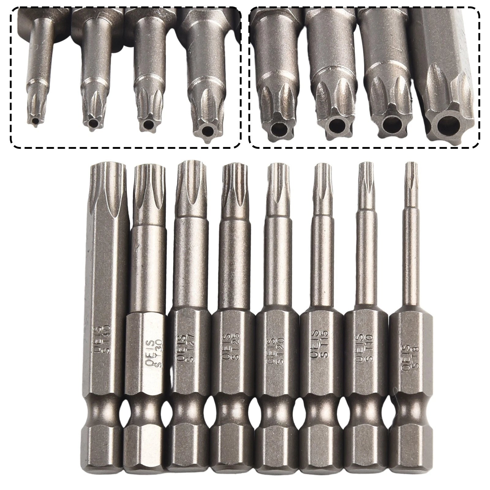 Screw Driving Solutions Comprehensive Eight Piece Torque Bit Kit