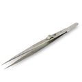 Gem & Diamond Stone Tweezers Locking Jewelry Tweezer Slide Lock Fine