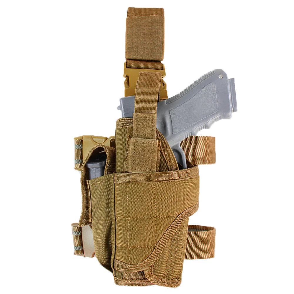 Outdoor Tactical Tornado Leg Holster (Left Handed) - Coyote
