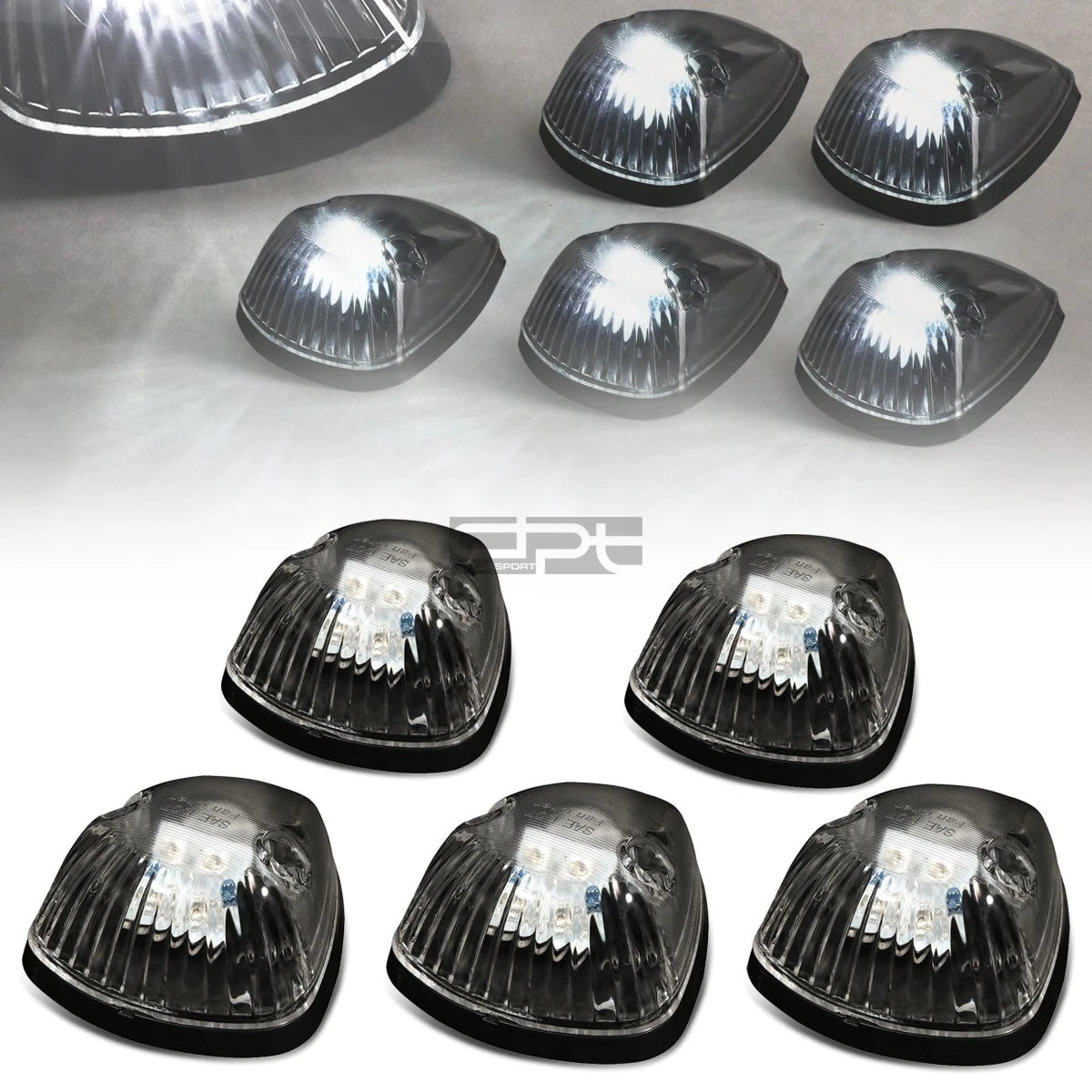 Fit 94-98 Dodge Ram Br/be Black Housing White Led | Built Supply Co