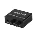 3.5mm Stereo Audio Mixer Distributor For Headphone Power Amp Volume