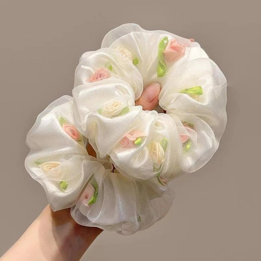 Sweet Korean Style Mesh Hair Ties Breathable Mesh | Built Supply Co