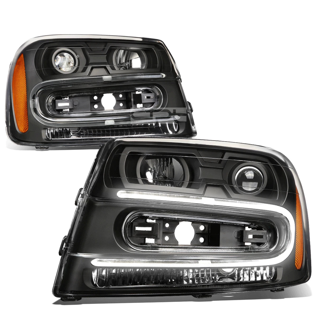 [Led Drl] Fit 2002-2009 Chevy Trailblazer Pair | Built Supply Co