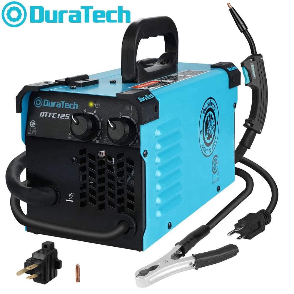 Duratech Mig Welder Flux Core Welder 120V Fc 125a Gasless Mig Welding