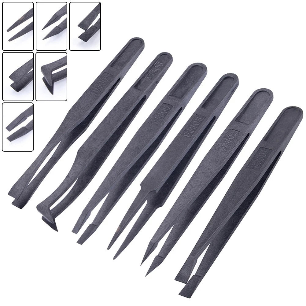 Anti-static Carbon Fiber Tweezers Precision-main<wbr/>tenance