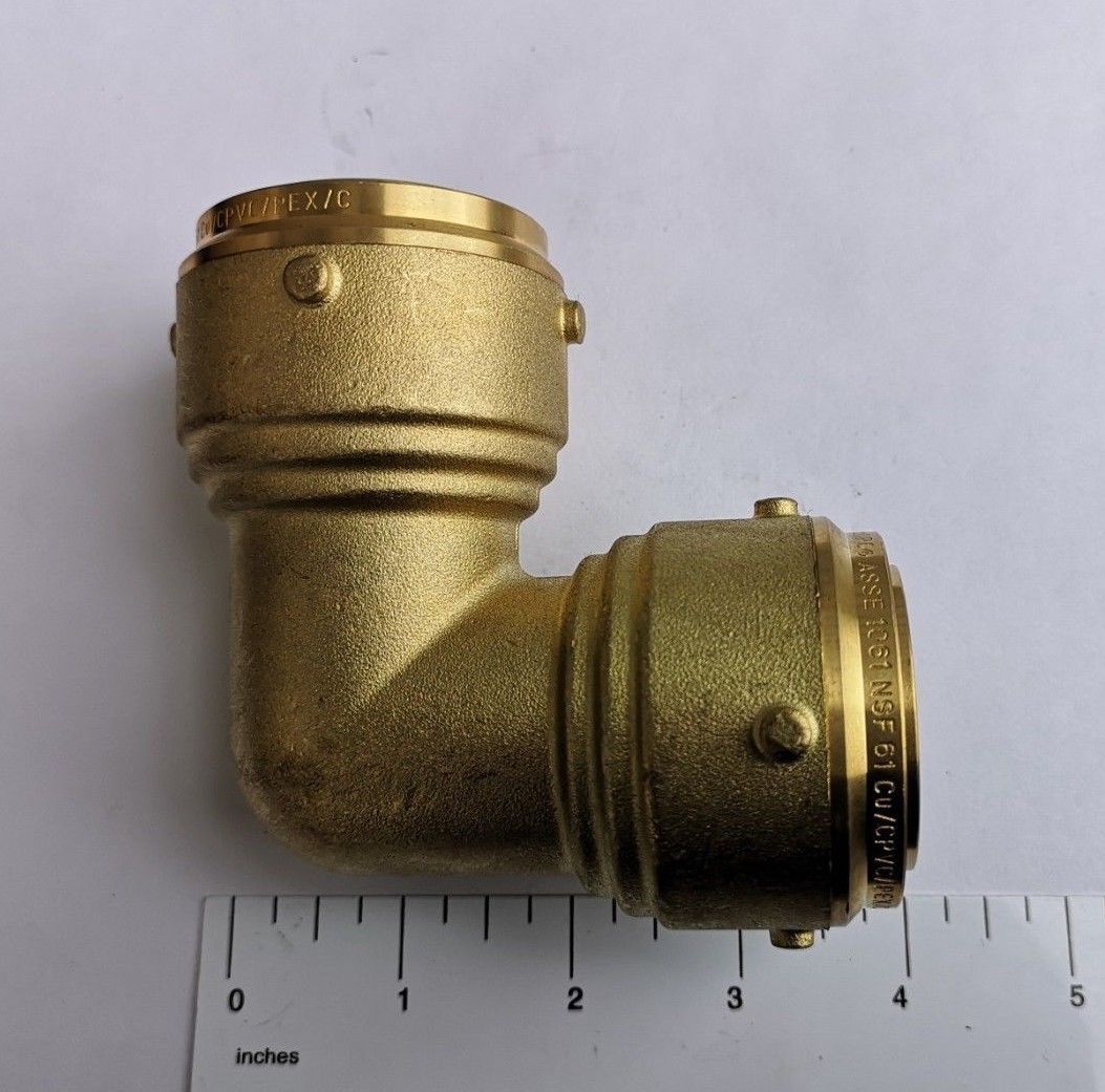 XFITTING 1-1/4" Push Fit Elbow - 5 Pack