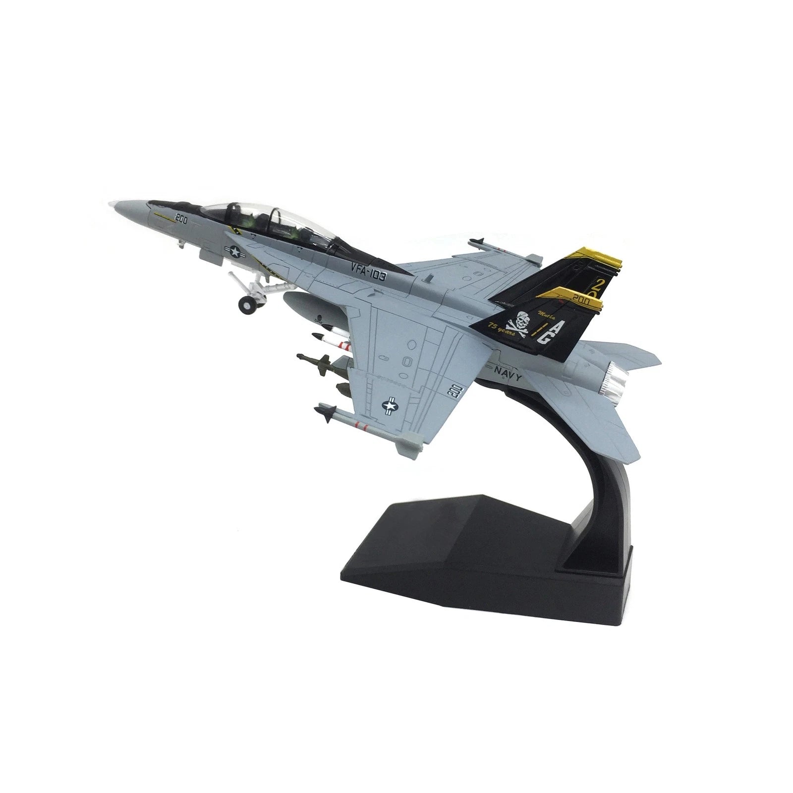 1/100 American Hornet F/a-18b Fighter Aircraft Airplane Model