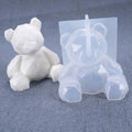 Durable Geometric Bear Silicone Mould Epoxy Resin Mold Manual Diy