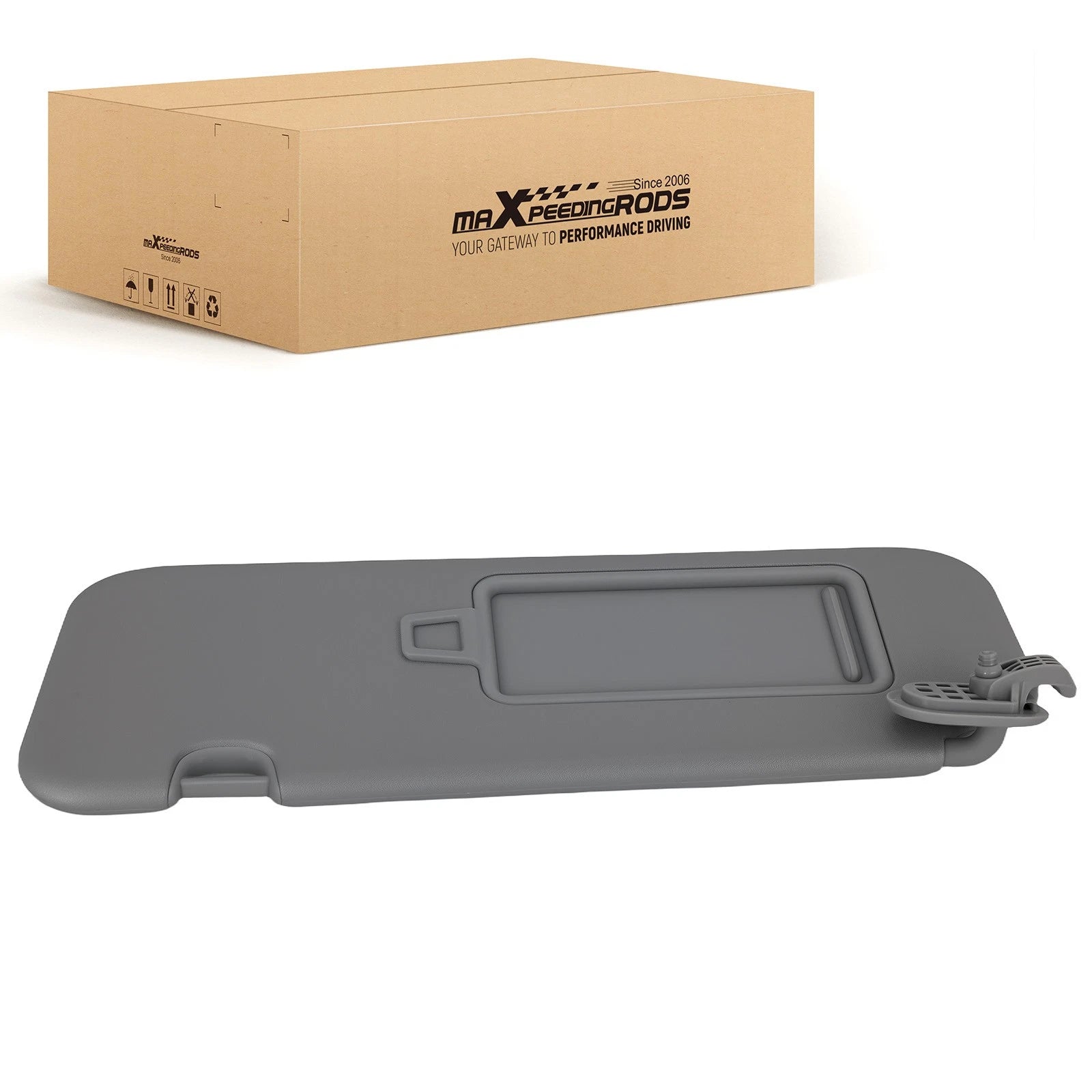 Gray Plastic Sun Visor Left for Hyundai Elantra AD 2016-2019 85220F0100TTX 1PC