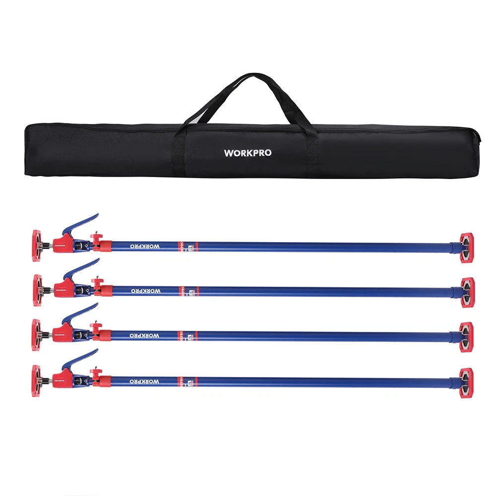 4pack 54-114 Inches Cabinet Jack Support Pole Steel Telescopic Quick