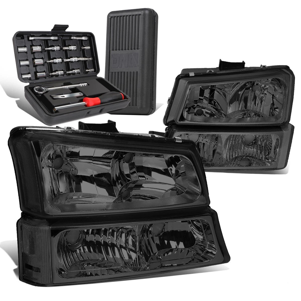 For 2003-2006 Chevy Silverado Smoked/clear Side | Built Supply Co