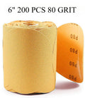 2 Roll PSA 6 Inch Sanding Discs 80 Grit by Unbranded