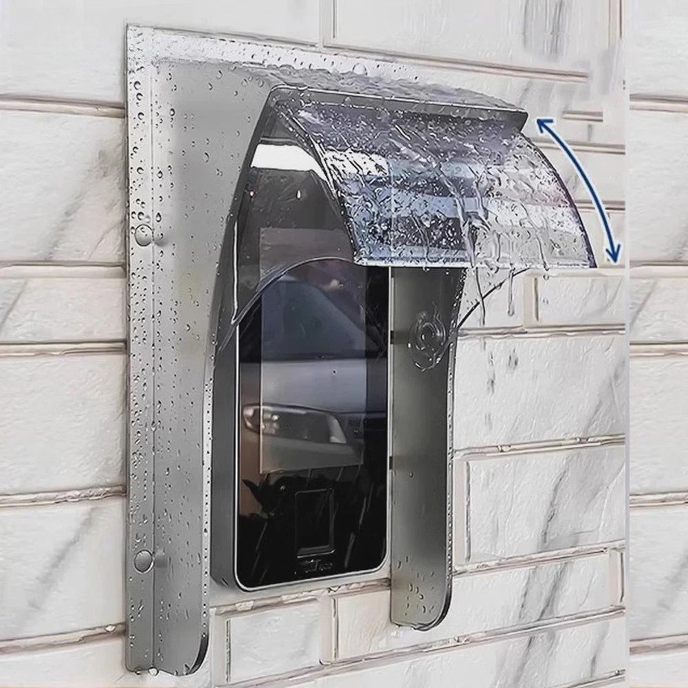 Sliding Rain Cover For Card Reader Keypad And Doorbell 250x167mm Pc