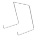 Jes Medium 115mm Wire Plate Stand White (Size 4, 10 Pack)