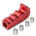 Universal Red Aluminum Pistol Grip Handle Mt Manual Shifter Lever